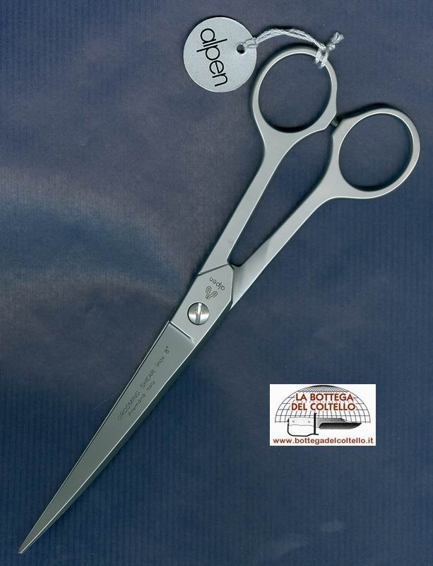 Alpen Grooming shears 8", curved blades