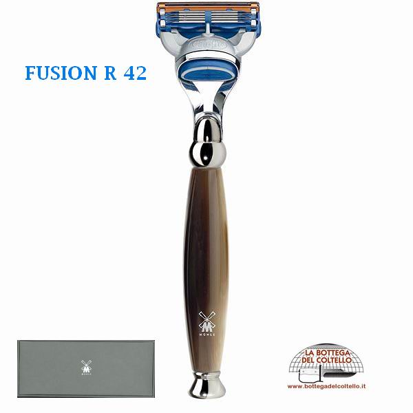 Muhle Rasoio Fusion system R 42 corno