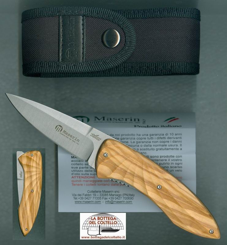 Maserin Coltello chiudibile 383/OL olivo