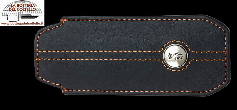 1543 Fodero in ecopelle nera per Opinel