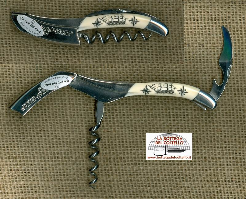 Cavatappi Laguiole Sommelier avorio lucido