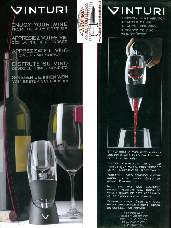 Aeratore per vino rosso