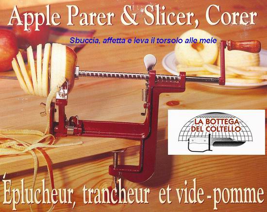 Apple parer & slicer, corer 