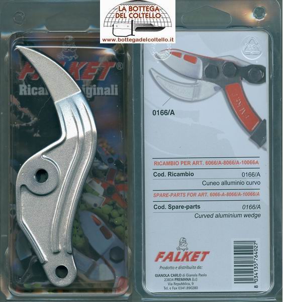 Falket 0166/A Cuneo alluminio curvo
