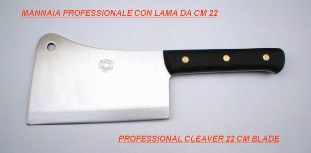 Mannaia professionale 22 satinatura fine