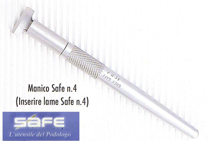 Manipolo 4 per lame tagliacalli monouso del 4