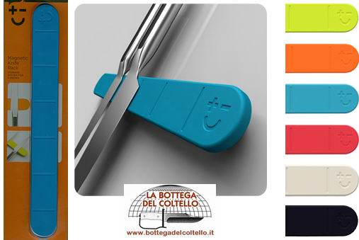 Barra magnetica gommata azzurra cm 30