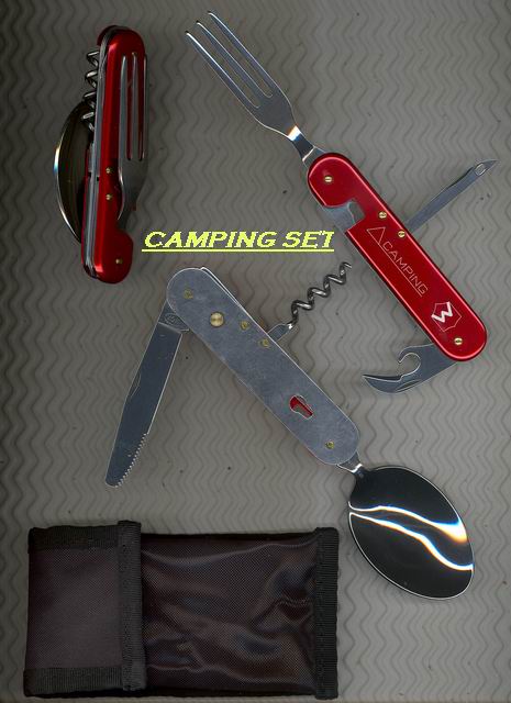 Mercury Camping  table ware