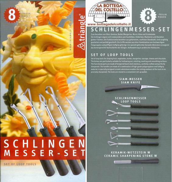 Hill Triangle 8-pieces set of loop tools