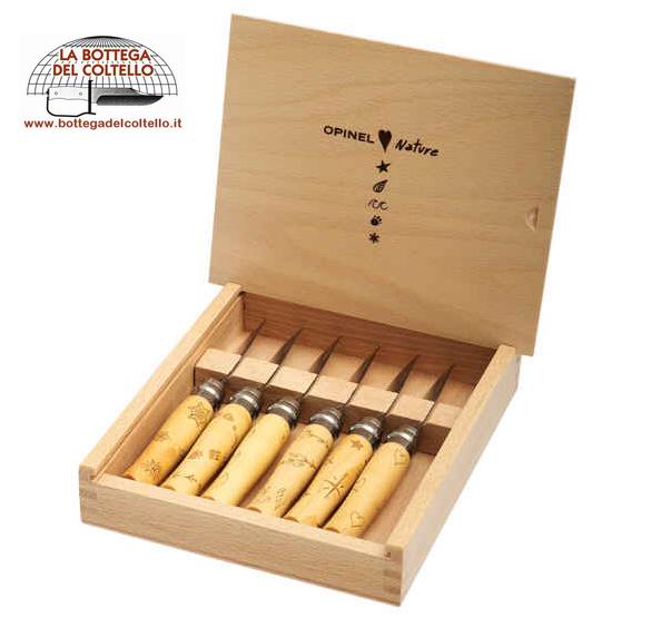 Set di coltelli chiudibili Opinel nature