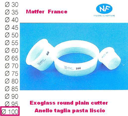 Round plain cutter mm 100