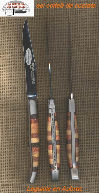 Laguiole coltelli da costata modello Woodstock