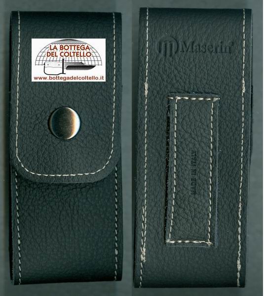 MASERIN Fodero in ecopelle nera