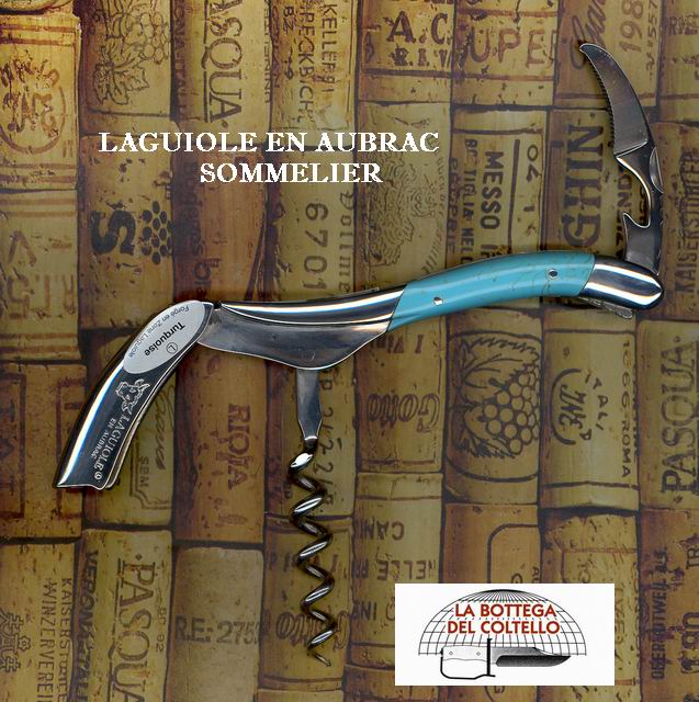 Cavatappi Sommelier pietra turchese lucido