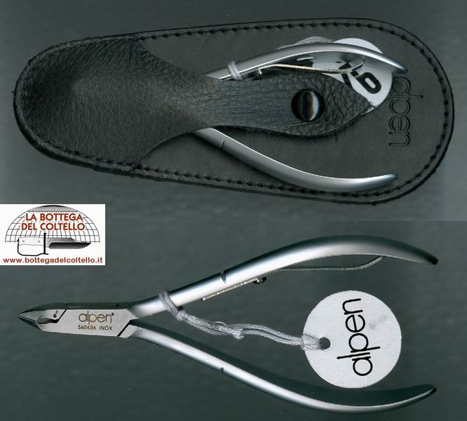 Satin finish nippers for cuticles mm 6