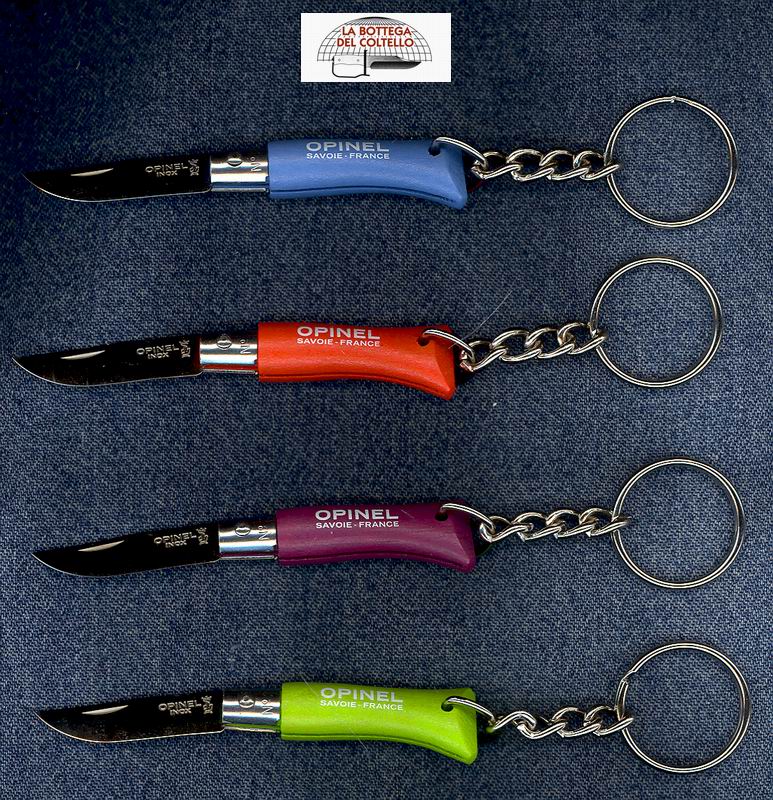 Opinel 2 portachiavi blue ciano