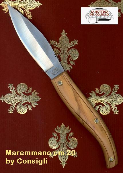 Maremmano olive wood handle