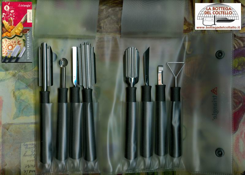 Hill Triangle 8 piece set of carving knives