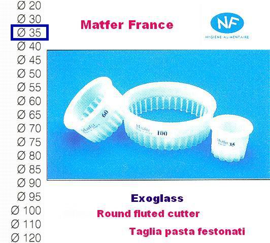 Round fluted cutter mm 35