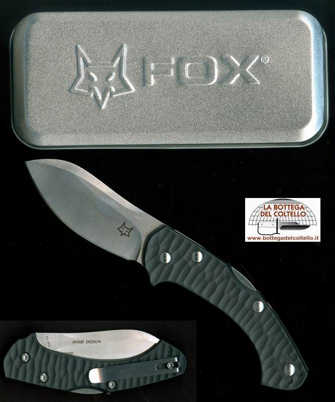 Zero folding knife black handle