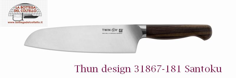 Twin Coltello Santoku Thun design