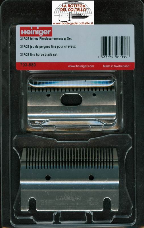 Heiniger Fine horse blade set 703-580