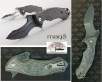 V5912CA Folding knife, canvas micarta mix