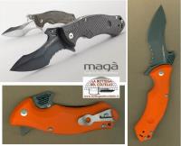 Folding knife orange G-10 Viper Italy