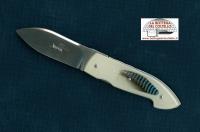 Folding knife Timeless jay feathers