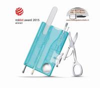 SwissCard Victorinox cura unghie azzurra