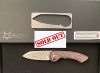 Fox Radius damasco coltello pieghevole