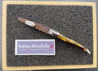 Coltello chiudibile Laguiole color oro 10