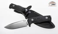 Lionsteel T5 Coltello fisso satinato