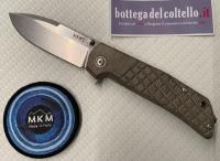 MKM Maximo frame lock green canvas micarta