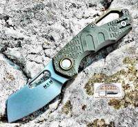 MKM Isonzo Coltello Cleaver verde 2PGR