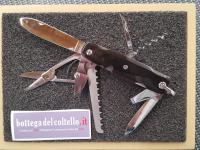 Pocket knife 8 features buffalo horn handle