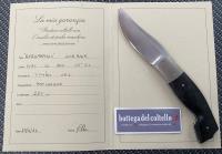 Silvester's Made BERGAMASCO lock back FOLDING Knife