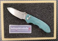 Viper Moon Teal canvas micarta verde